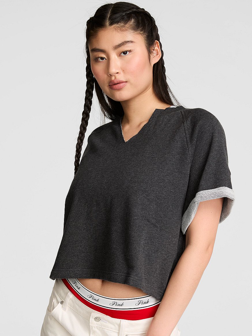 campus terry™ short sleeve crew sweatshirt campus terry™ short sleeve crew sweatshirt