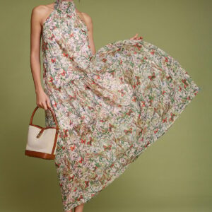 drop waist sleeveless maxi dress