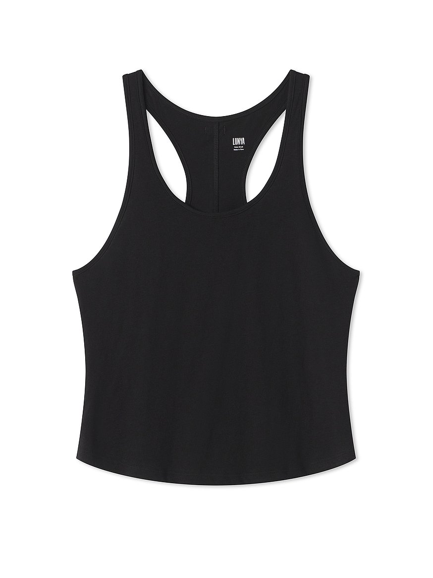 organic pima curved hem tank organic pima curved hem tank