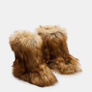 beastie faux fur bootie