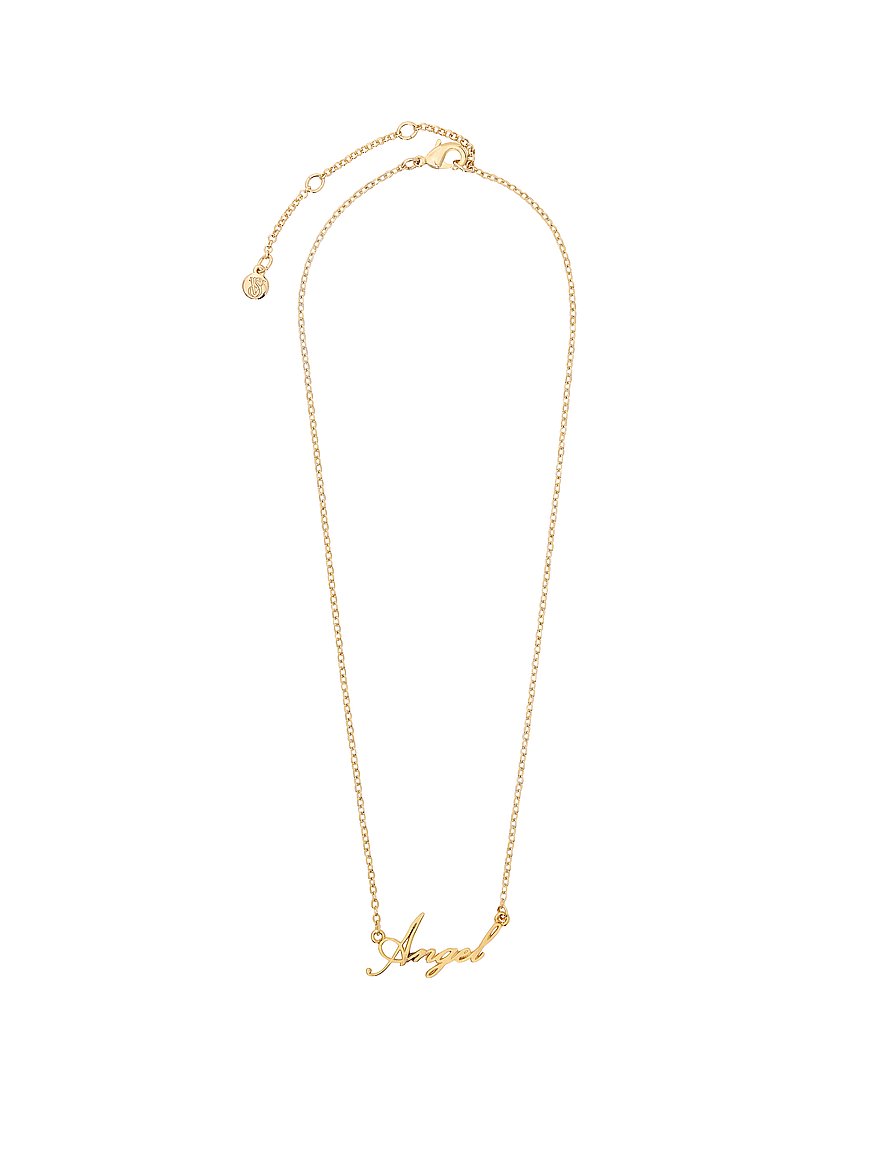 vs angel nameplate necklace vs angel nameplate necklace