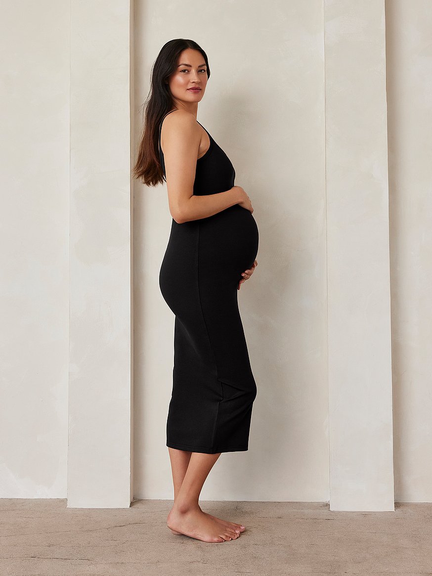sculpting rib midi dress sculpting rib midi dress