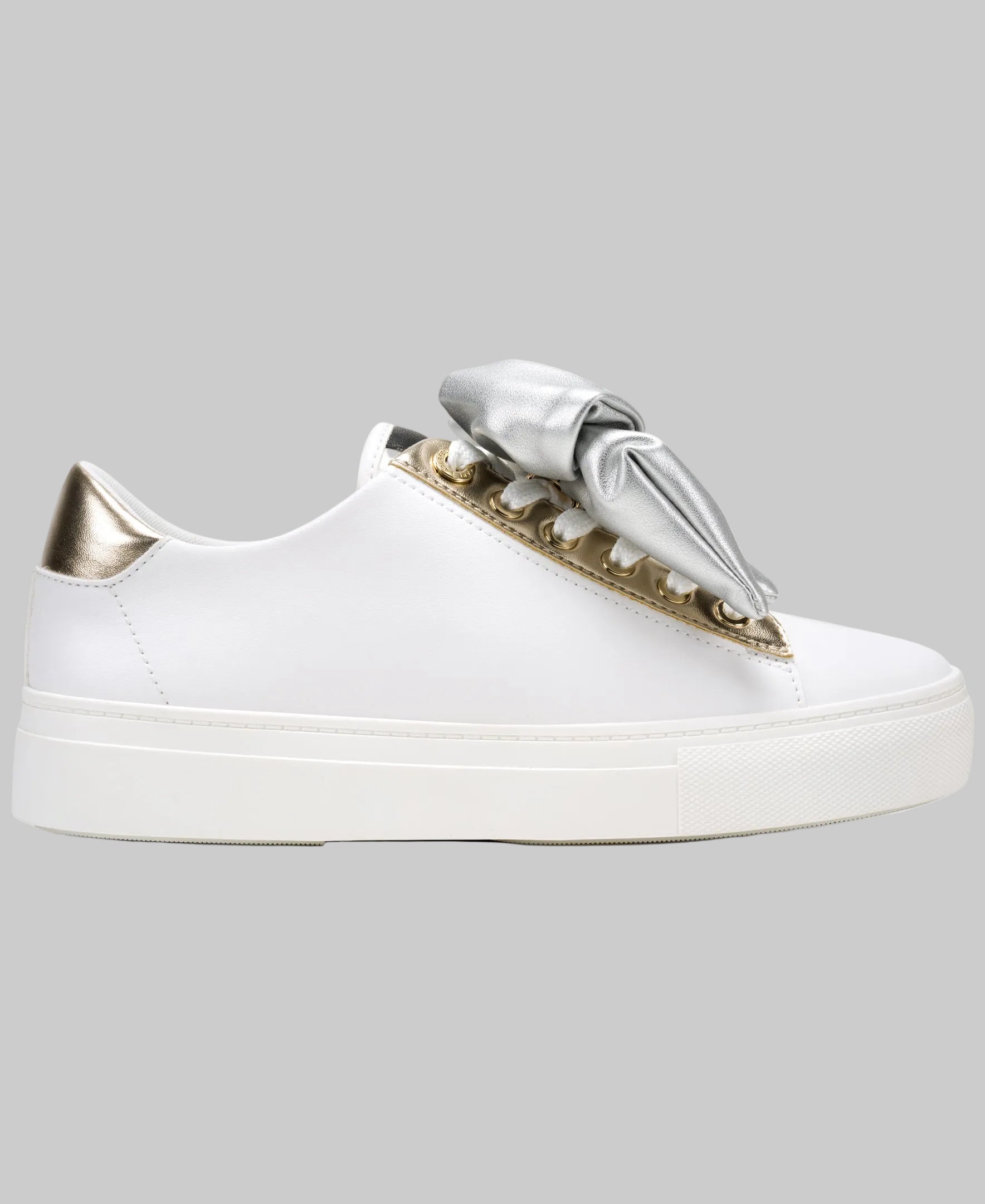 claudette laceup kl165423 brtwhitesilver sideview claudette laceup kl165423 brtwhitesilver sideview
