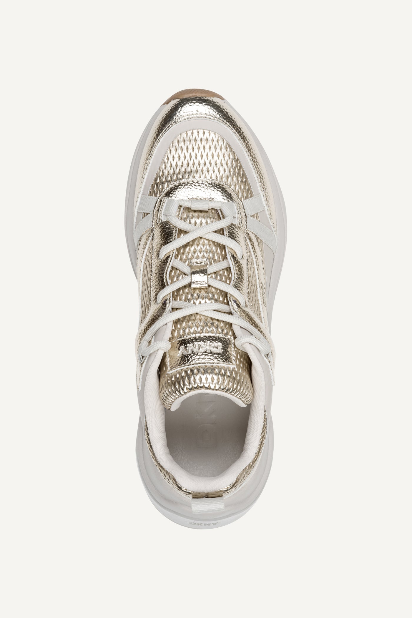 juna laceupsneak k3590339 whitegold topdownview juna laceupsneak k3590339 whitegold topdownview
