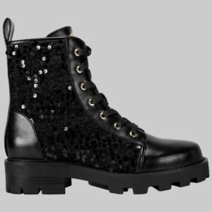 marlee combatboot kl454317 black sideview