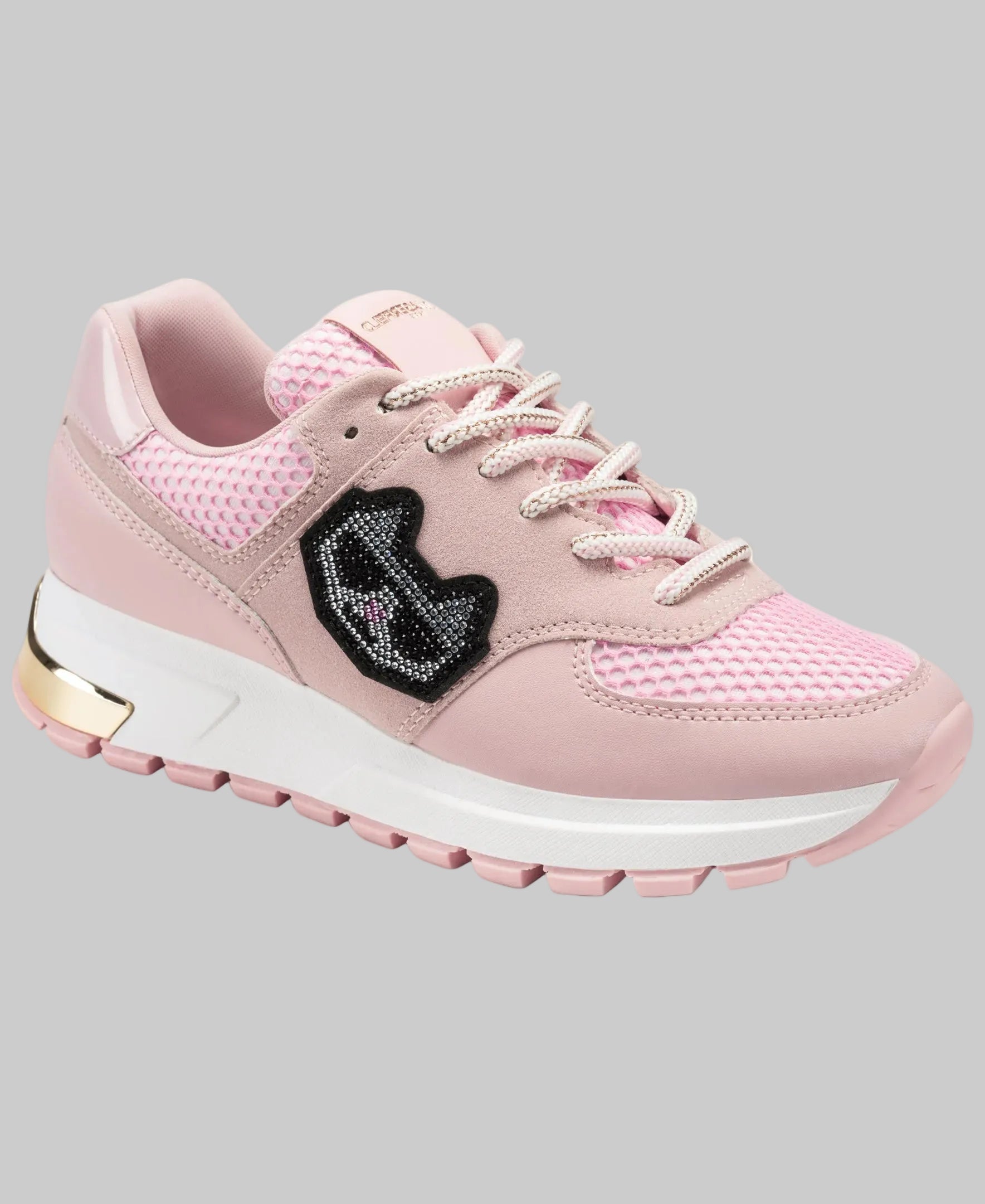 mayu laceupsneak kl164551 pink 3 4profileview mayu laceupsneak kl164551 pink 3 4profileview