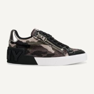 mei laceupsneake k1600433 grnmltblack sideview