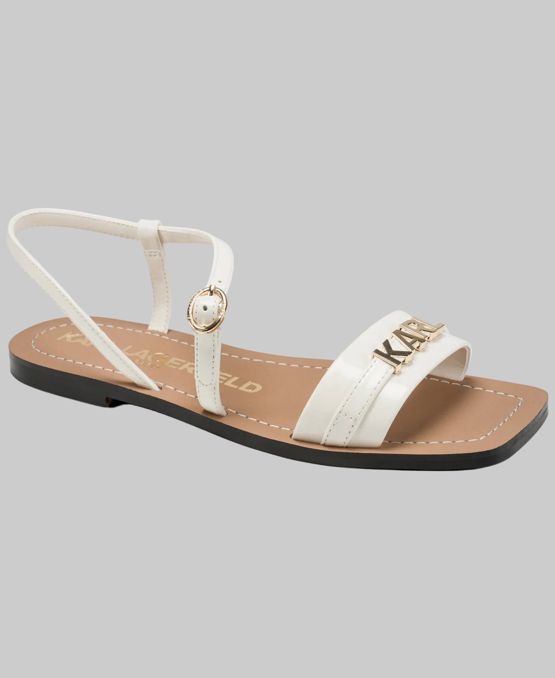 miram flatstrappy kl167746 cream 3 4profileview miram flatstrappy kl167746 cream 3 4profileview