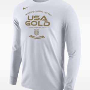 nike team usa Мужская футболка с длинным рукавом