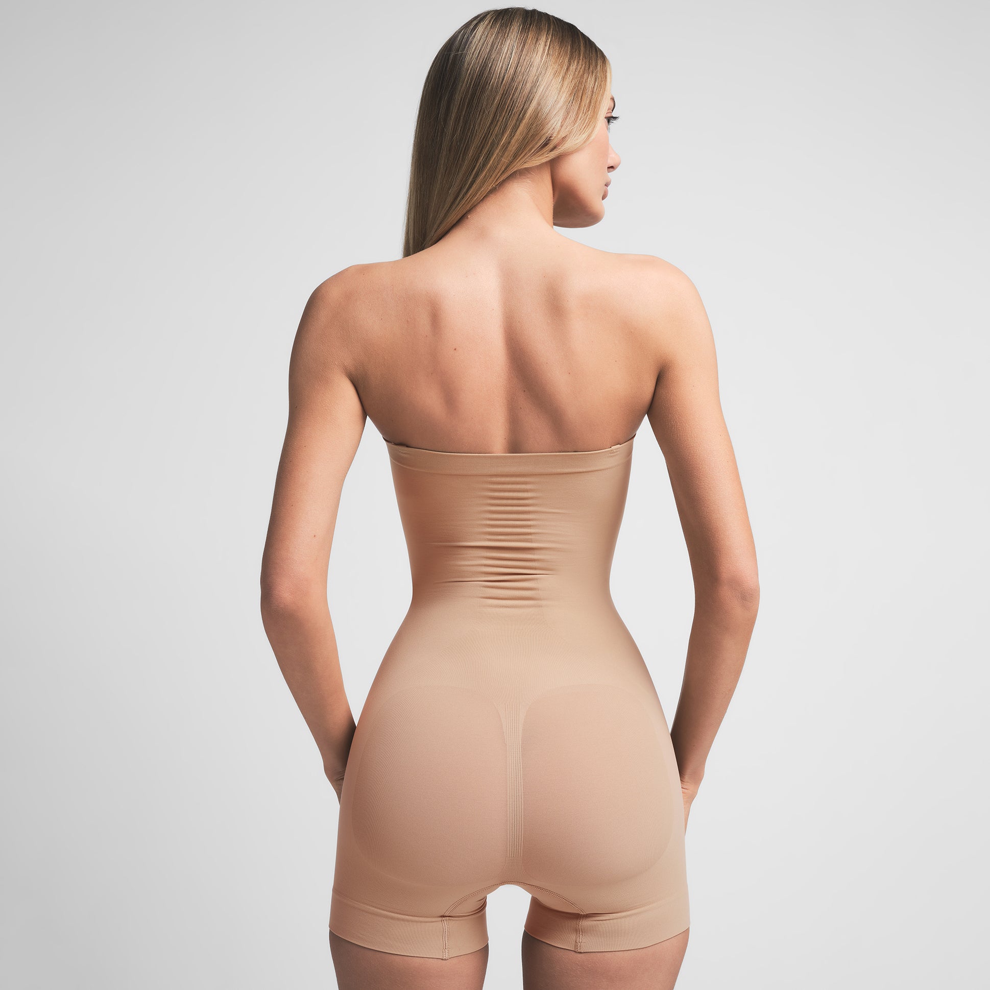 seamless sculpt strapless shortie bodysuit seamless sculpt strapless shortie bodysuit