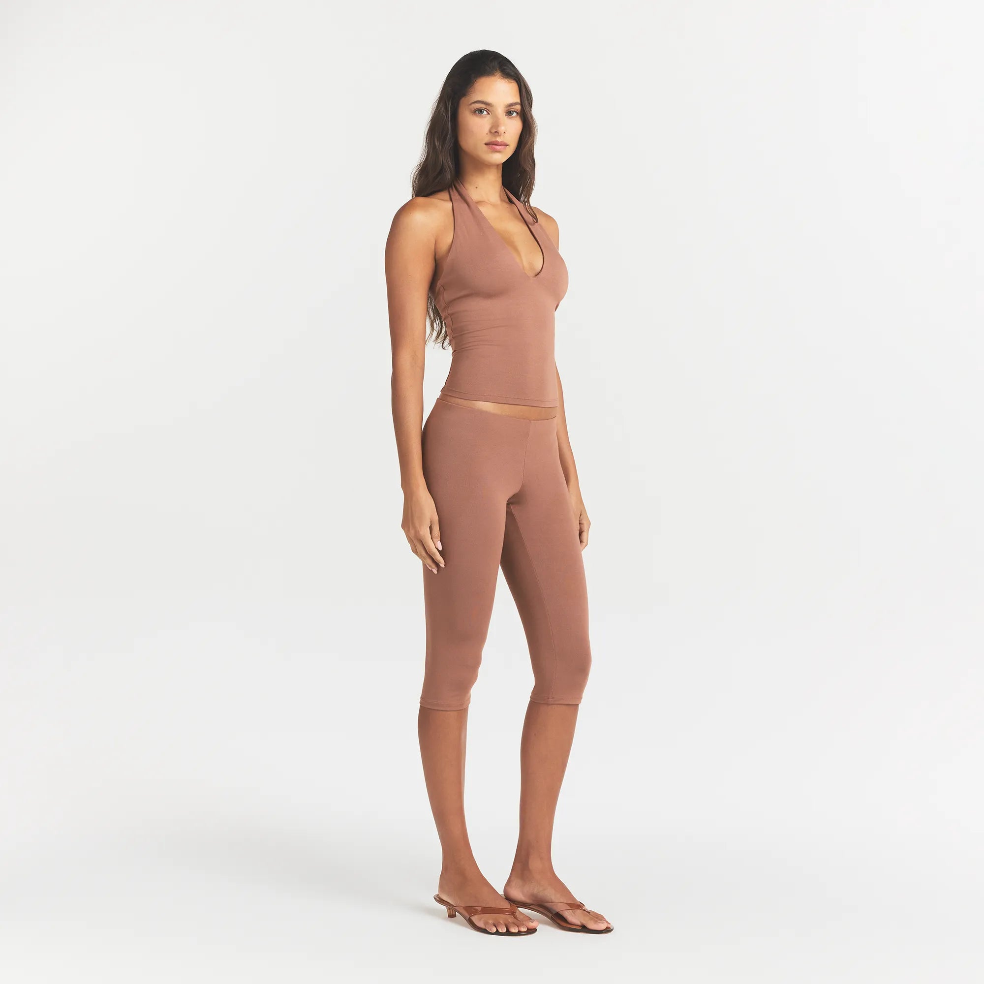 smooth layers high waisted capri smooth layers high waisted capri