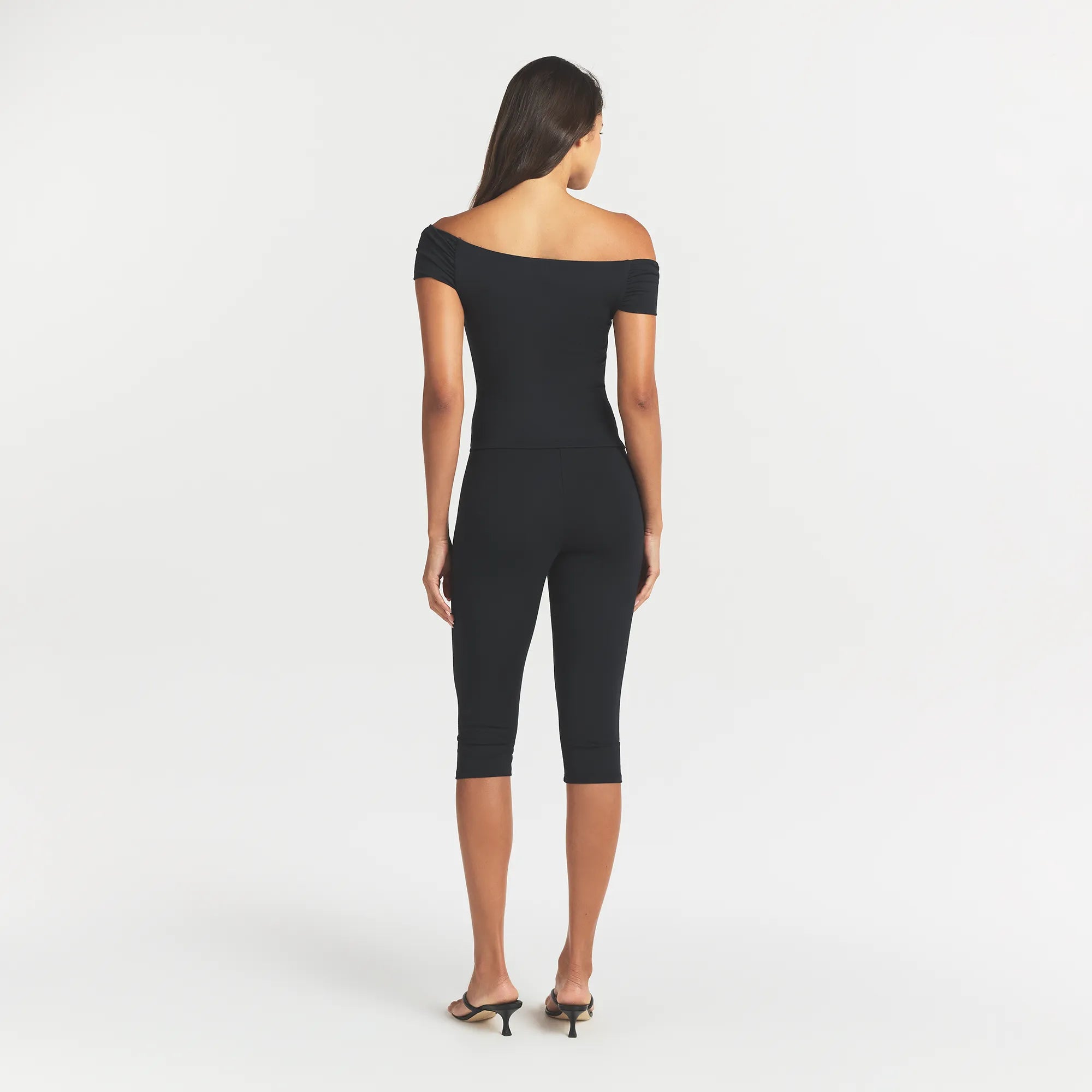 smooth layers high waisted capri smooth layers high waisted capri