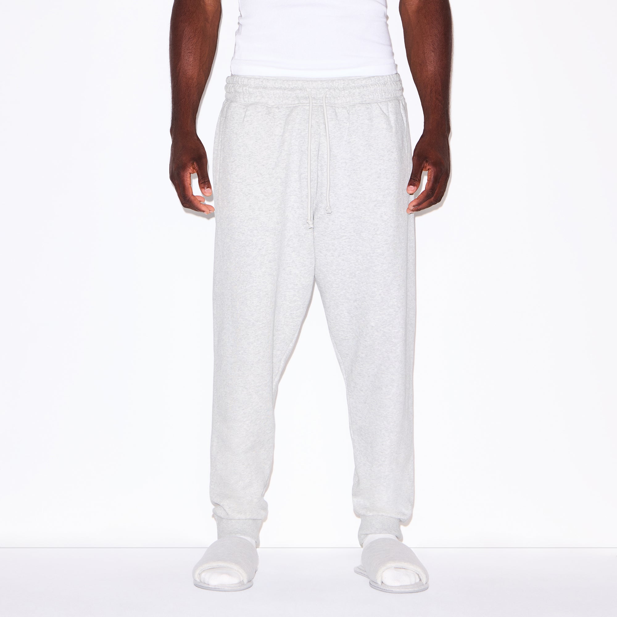 fleece lounge mens tapered jogger fleece lounge mens tapered jogger