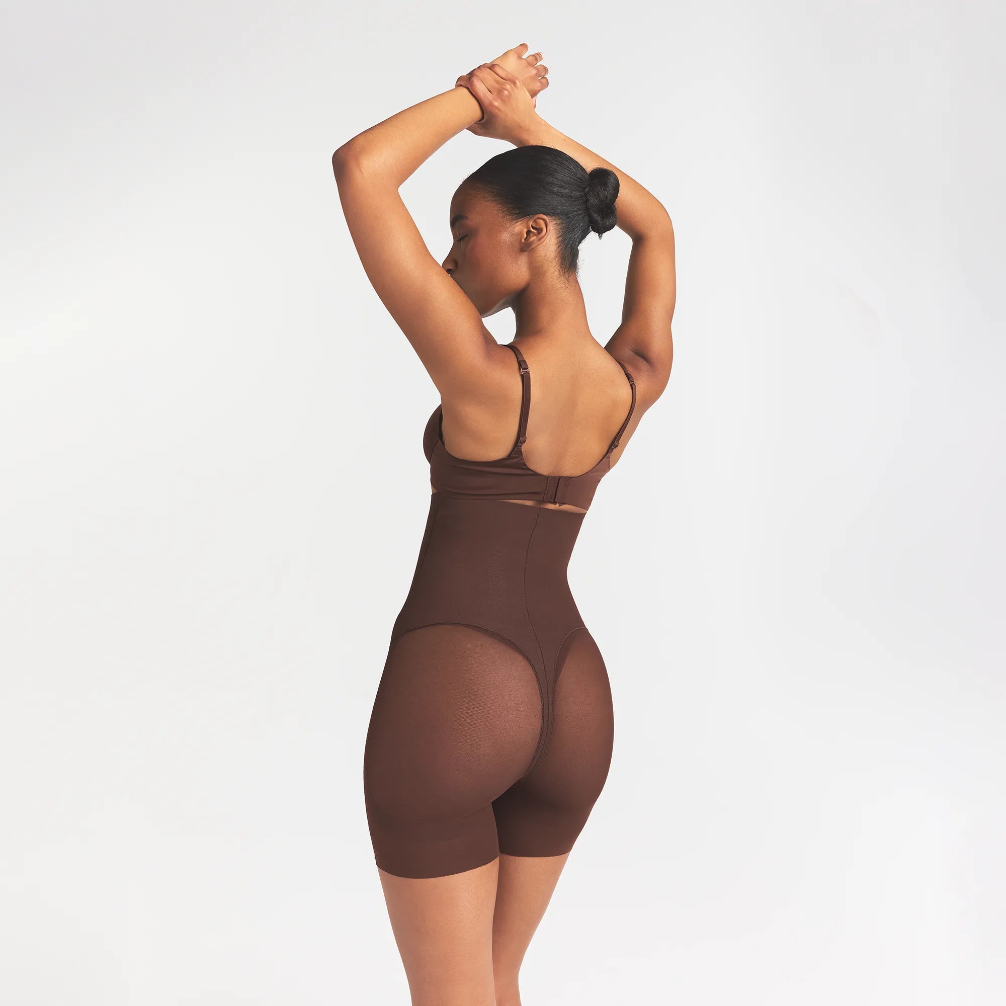 power mesh shapewear core sculpt high waisted mid thigh short power mesh shapewear core sculpt high waisted mid thigh short
