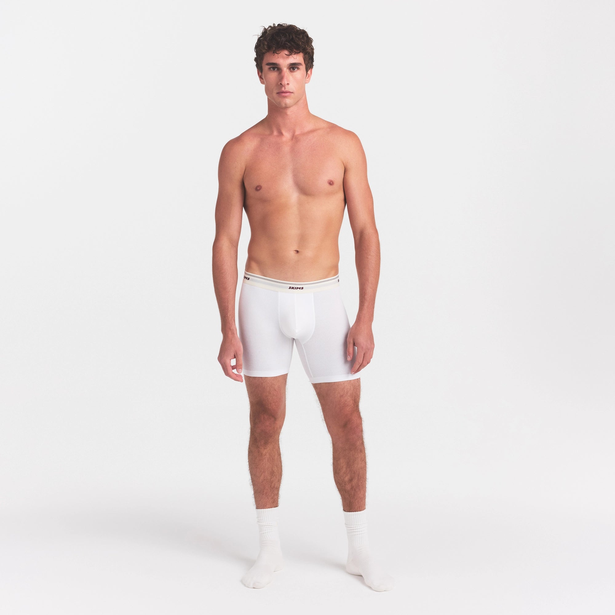 skims cotton rib mens 5" boxer brief skims cotton rib mens 5" boxer brief