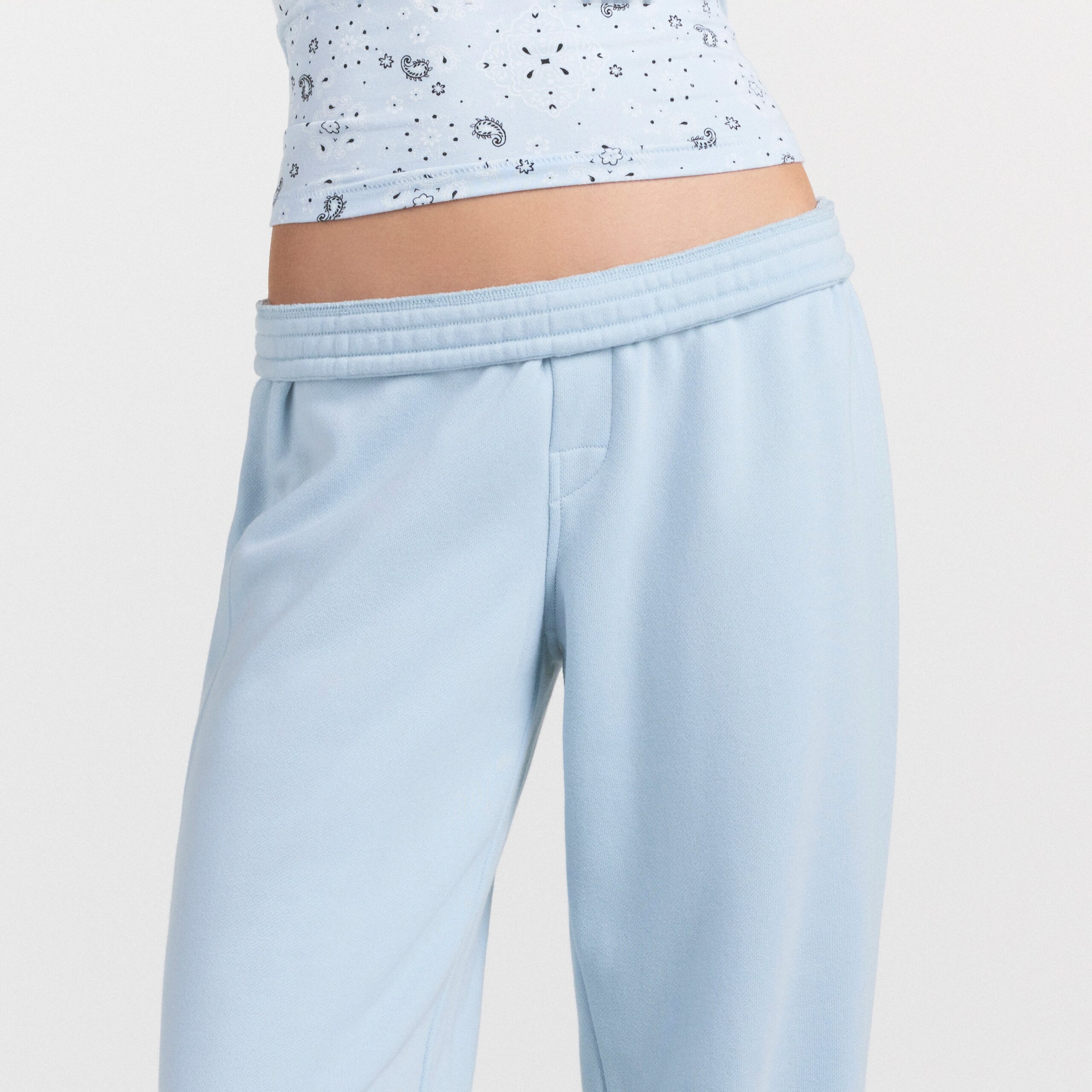 drapey french terry cropped jogger drapey french terry cropped jogger