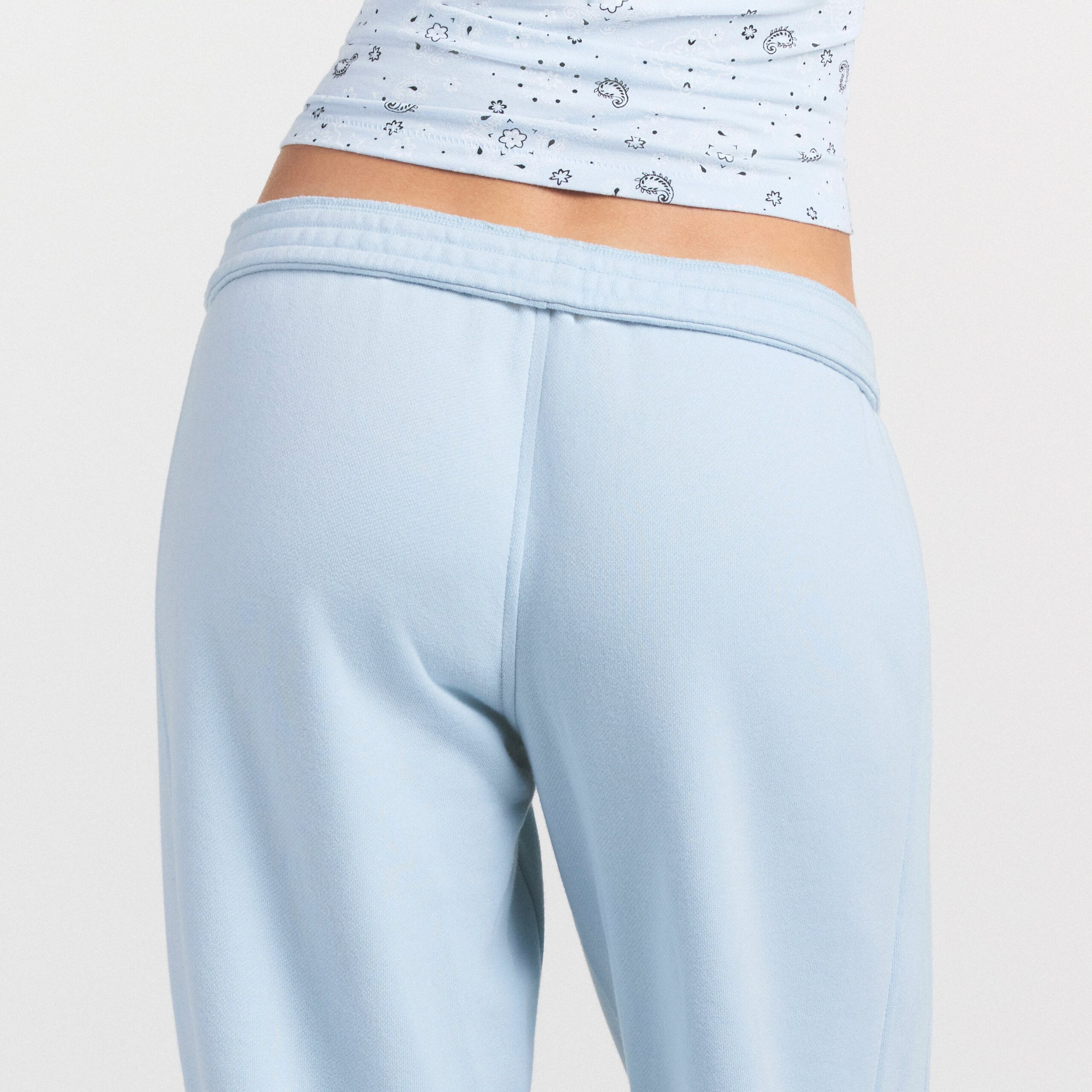 drapey french terry cropped jogger drapey french terry cropped jogger