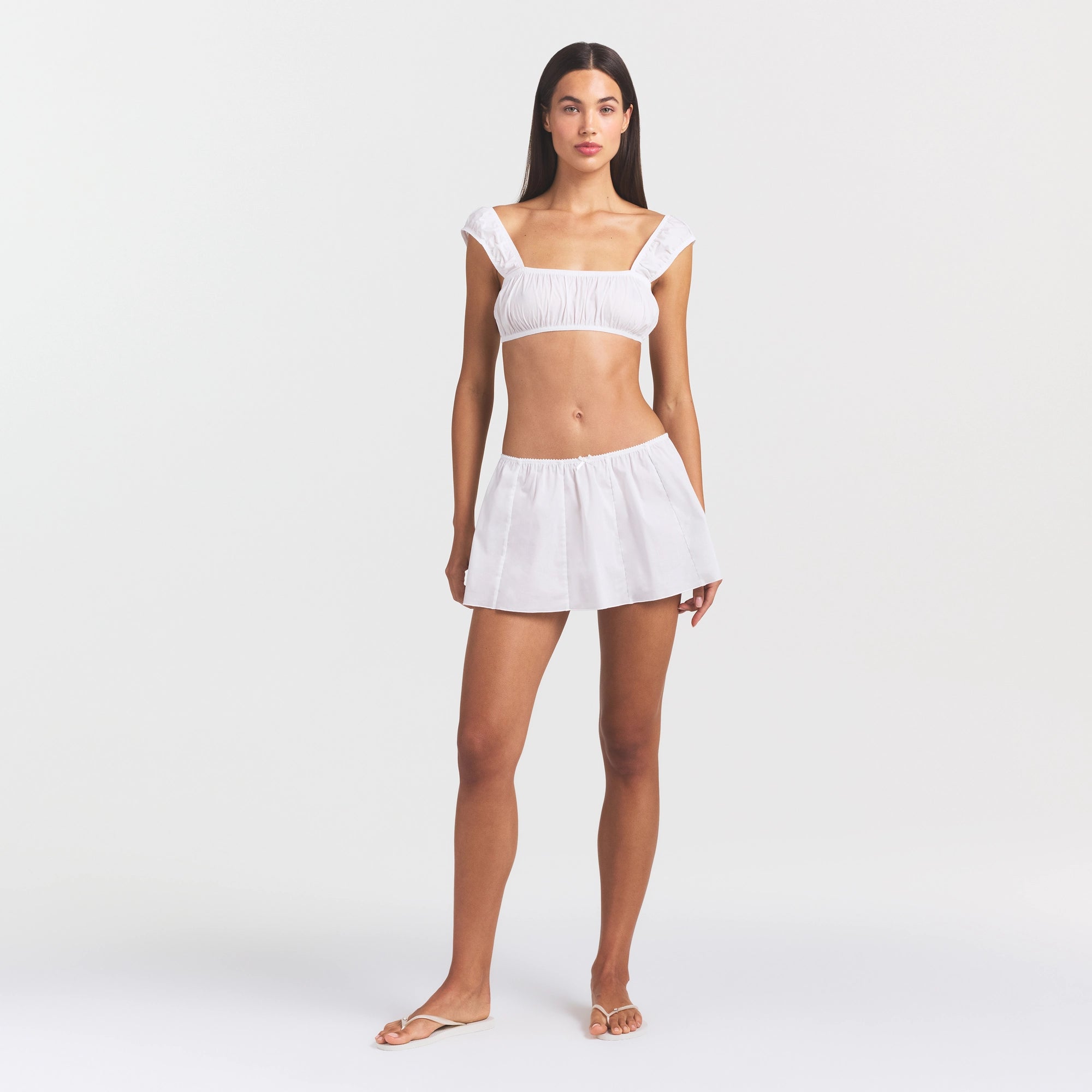 poplin apparel mini skirt poplin apparel mini skirt