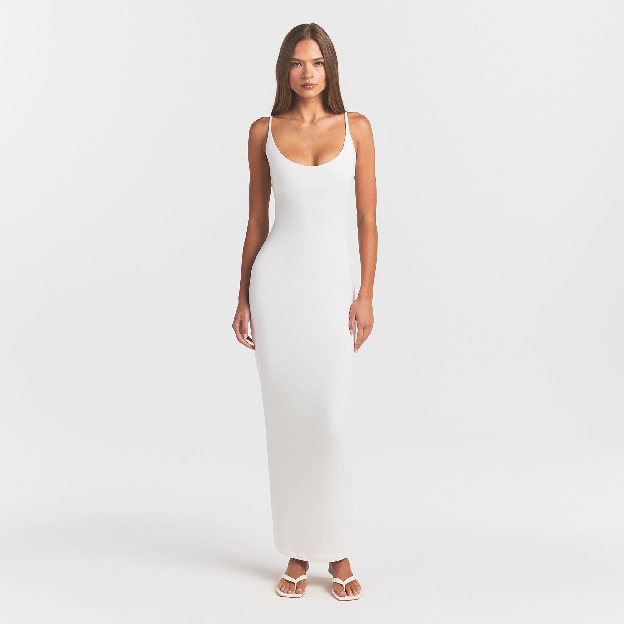 smooth layers scoop neck long dress smooth layers scoop neck long dress