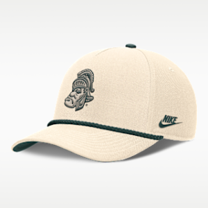 michigan state legacy vintage rope rise Мужская регулируемая кепка nike college