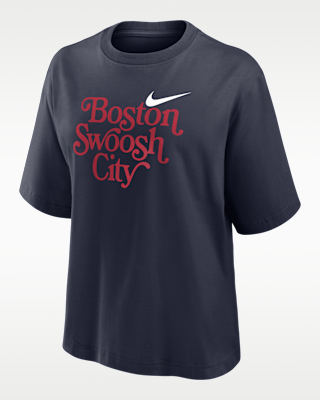 nike sportswear Женская футболка свободного кроя boston nike sportswear Женская футболка свободного кроя boston