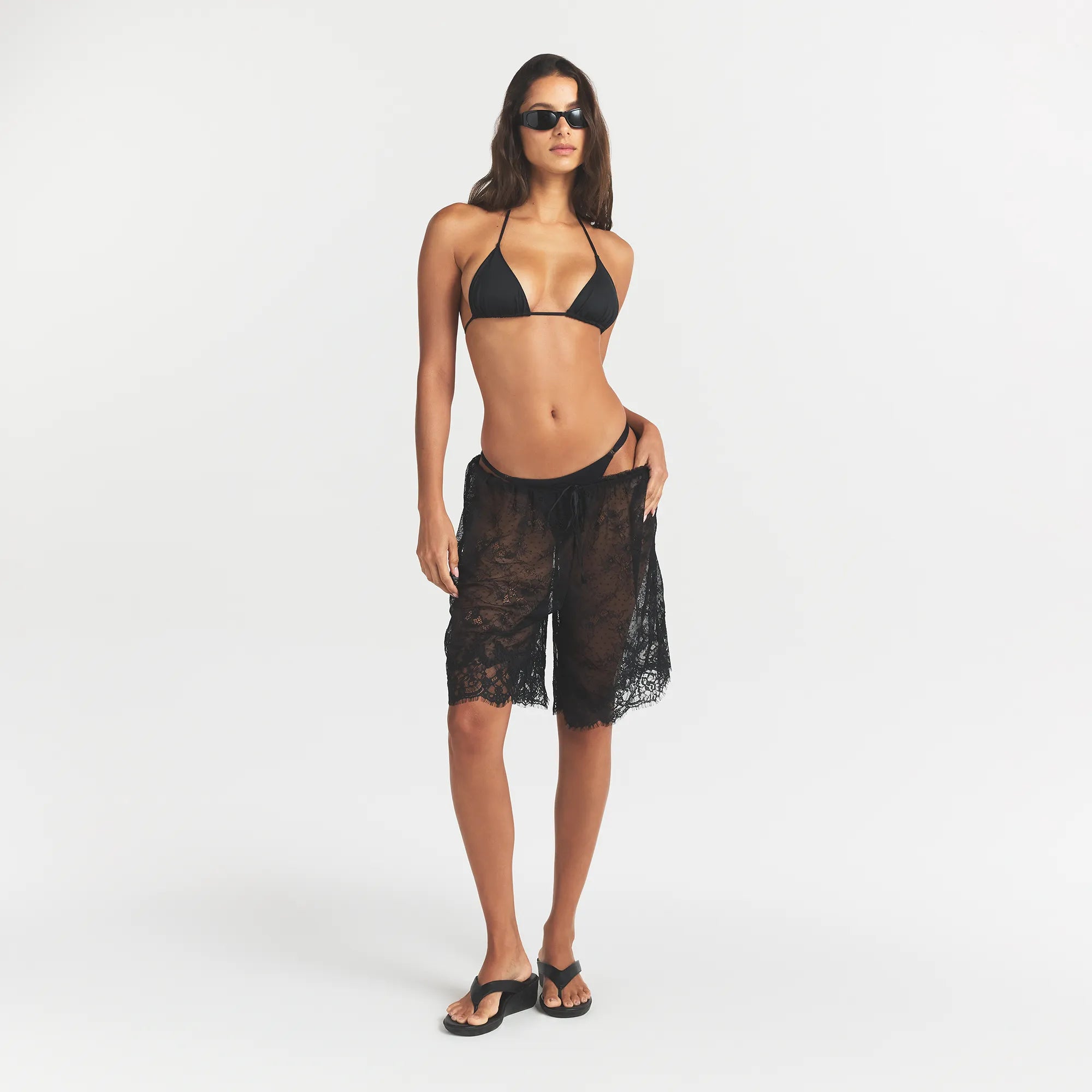 ultra fine lace long short ultra fine lace long short