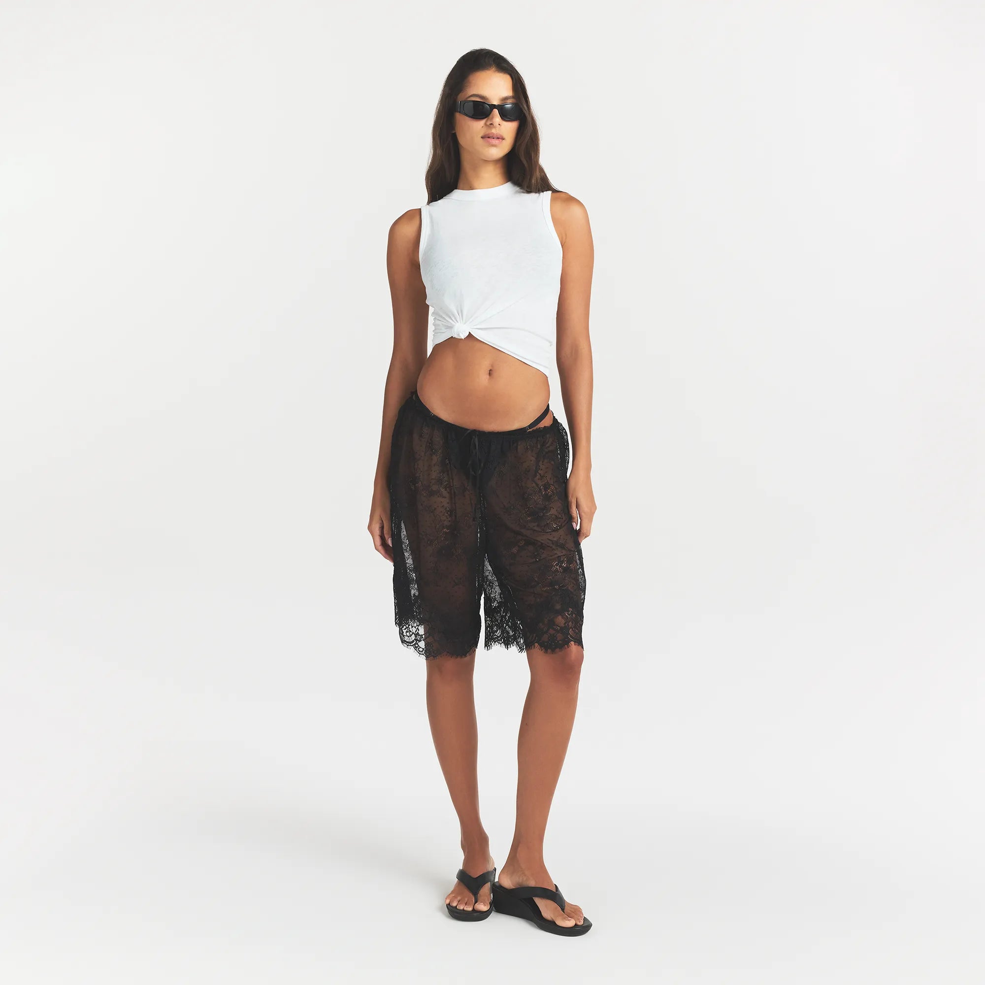 ultra fine lace long short ultra fine lace long short