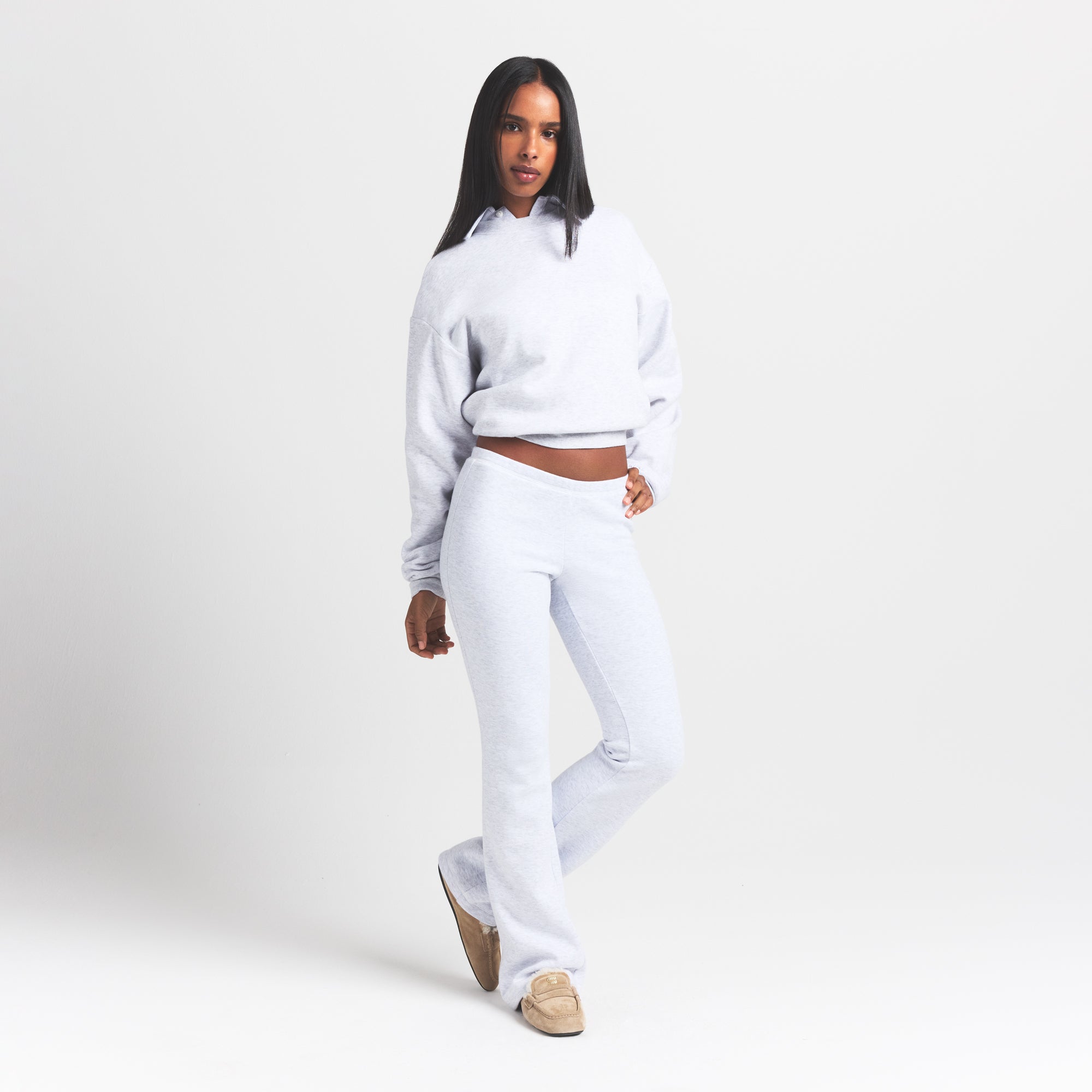 cotton fleece polo sweatshirt cotton fleece polo sweatshirt