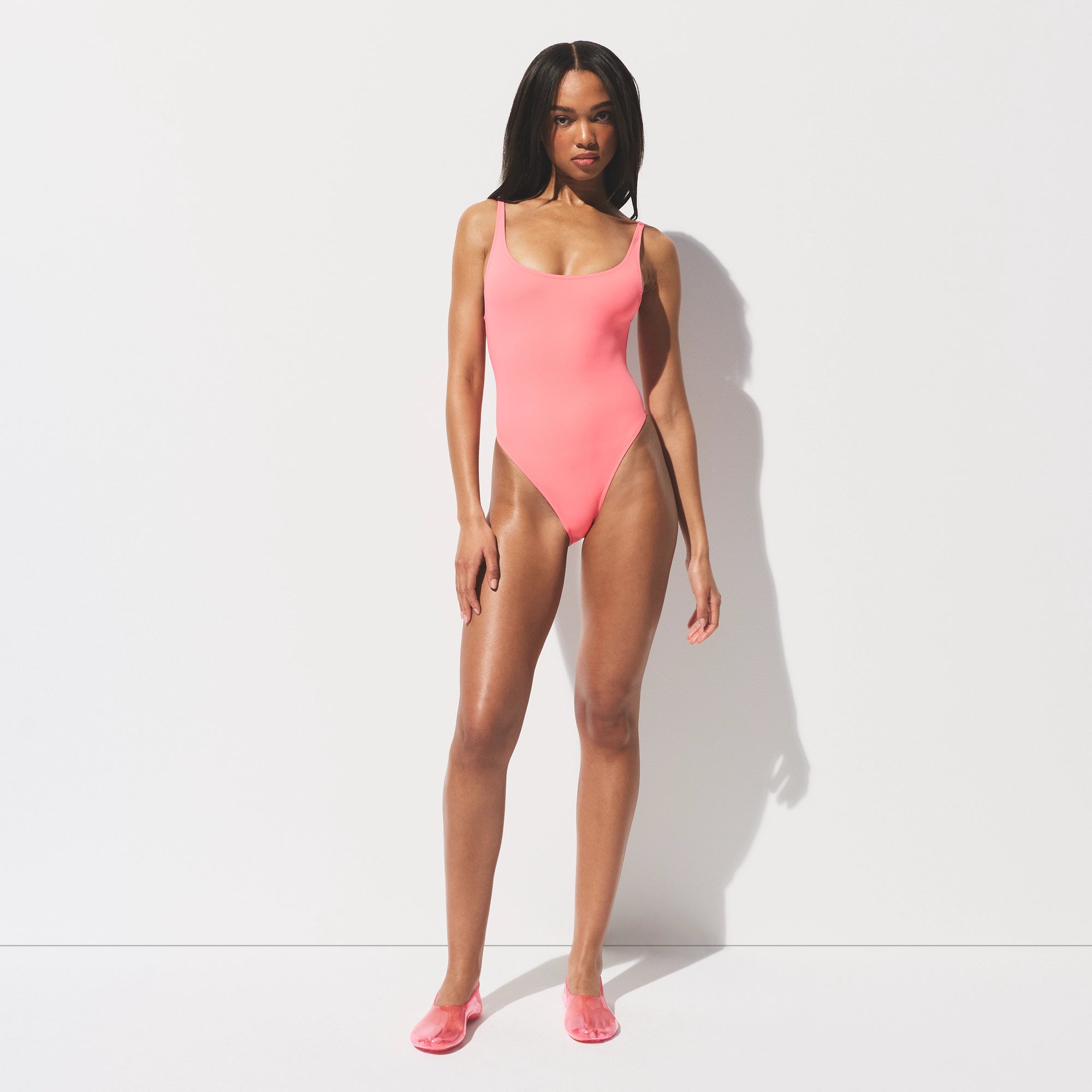 signature swim scoop neck one piece signature swim scoop neck one piece