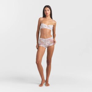 stretch lace boy short
