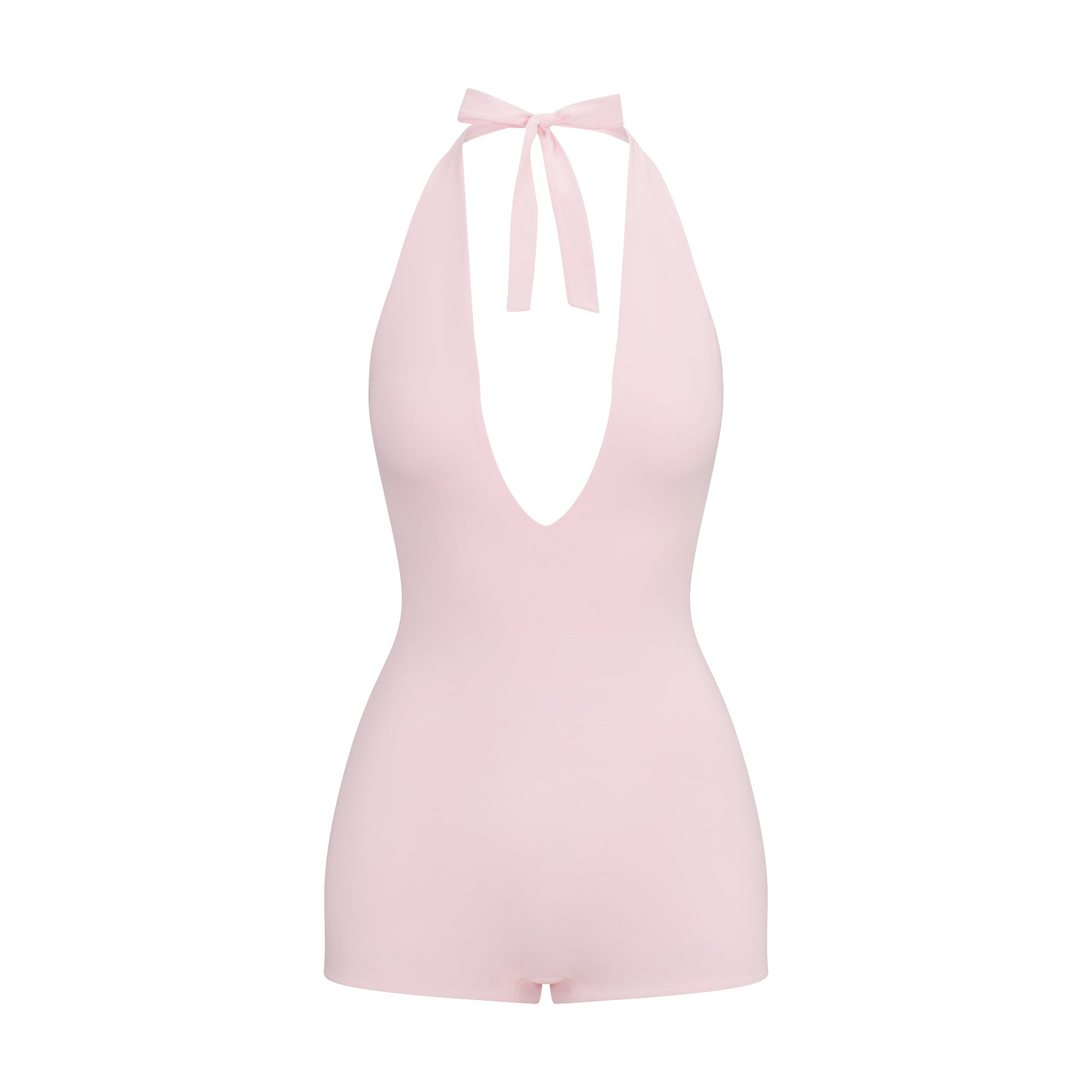 cotton jersey plunge onesie cotton jersey plunge onesie