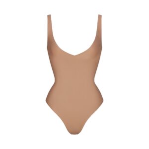 skims body unlined plunge thong bodysuit