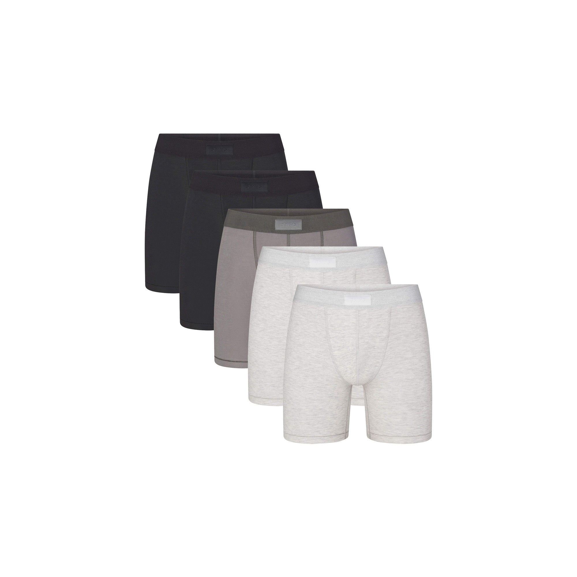 skims cotton mens 5" boxer brief 5 pack skims cotton mens 5" boxer brief 5 pack