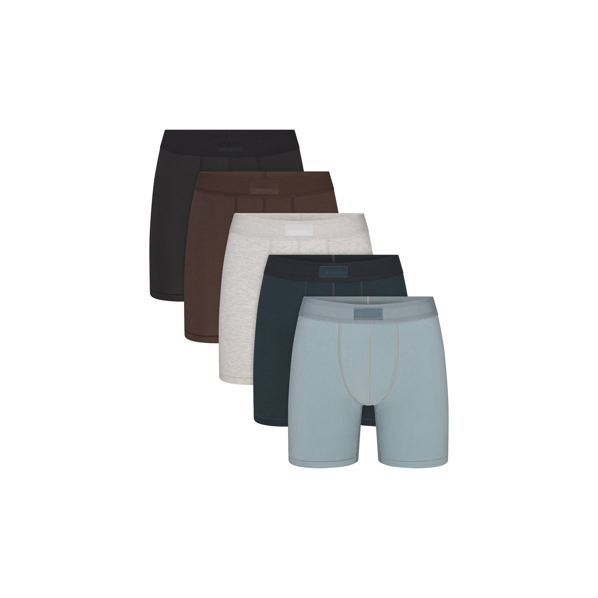 skims cotton mens 5" boxer brief 5 pack skims cotton mens 5" boxer brief 5 pack