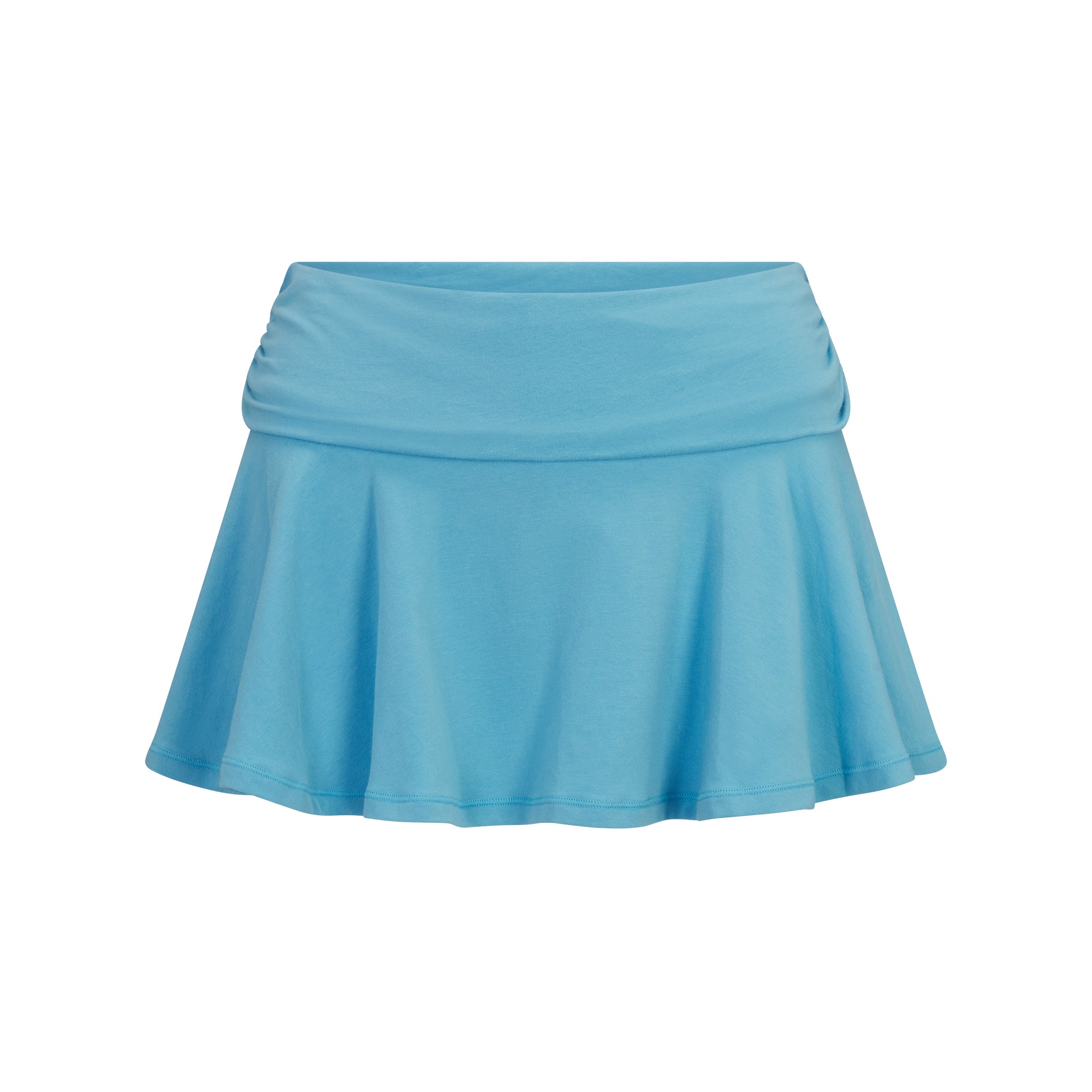 cotton jersey foldover mini skort cotton jersey foldover mini skort
