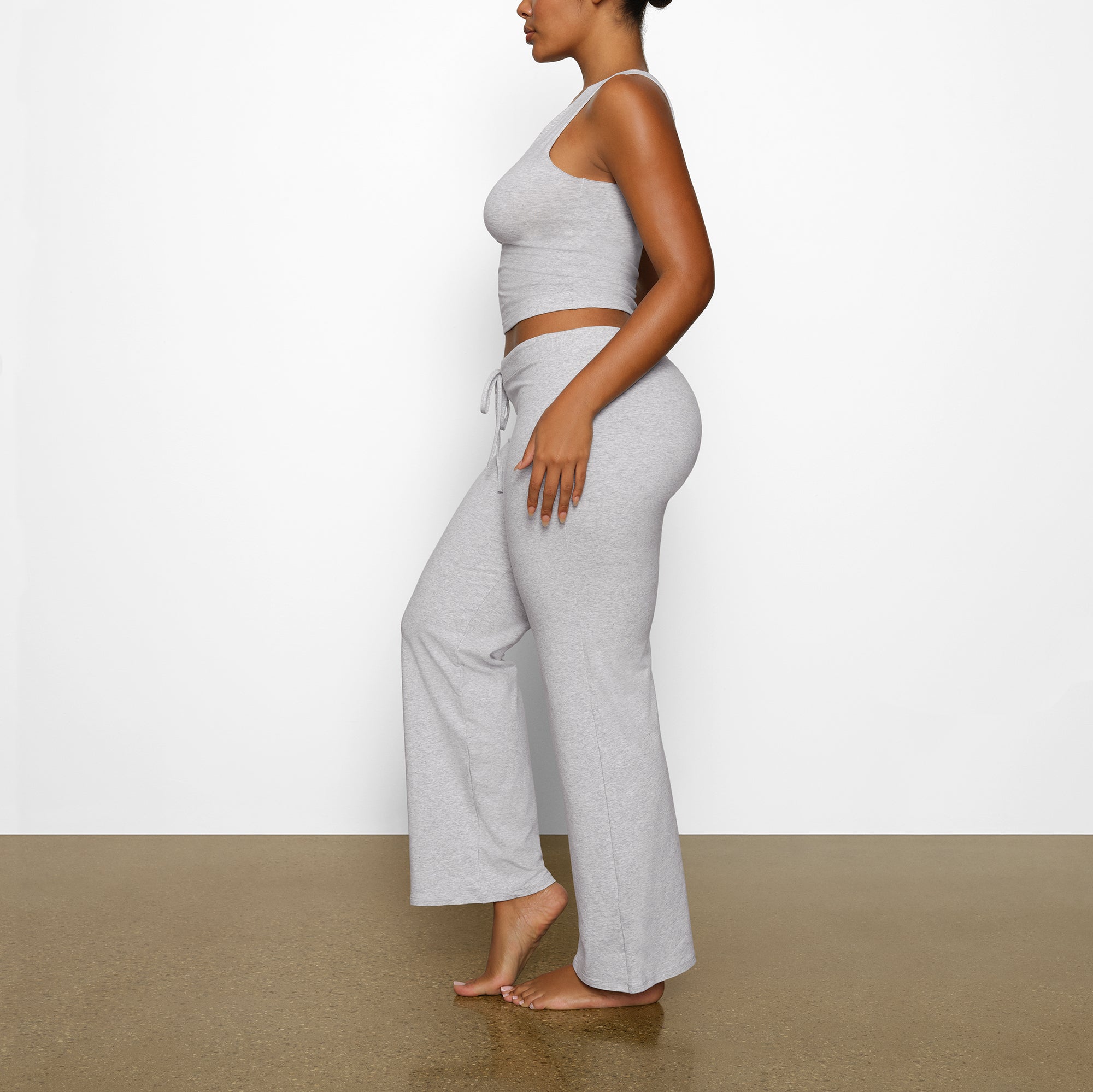 cotton jersey straight leg pant cotton jersey straight leg pant