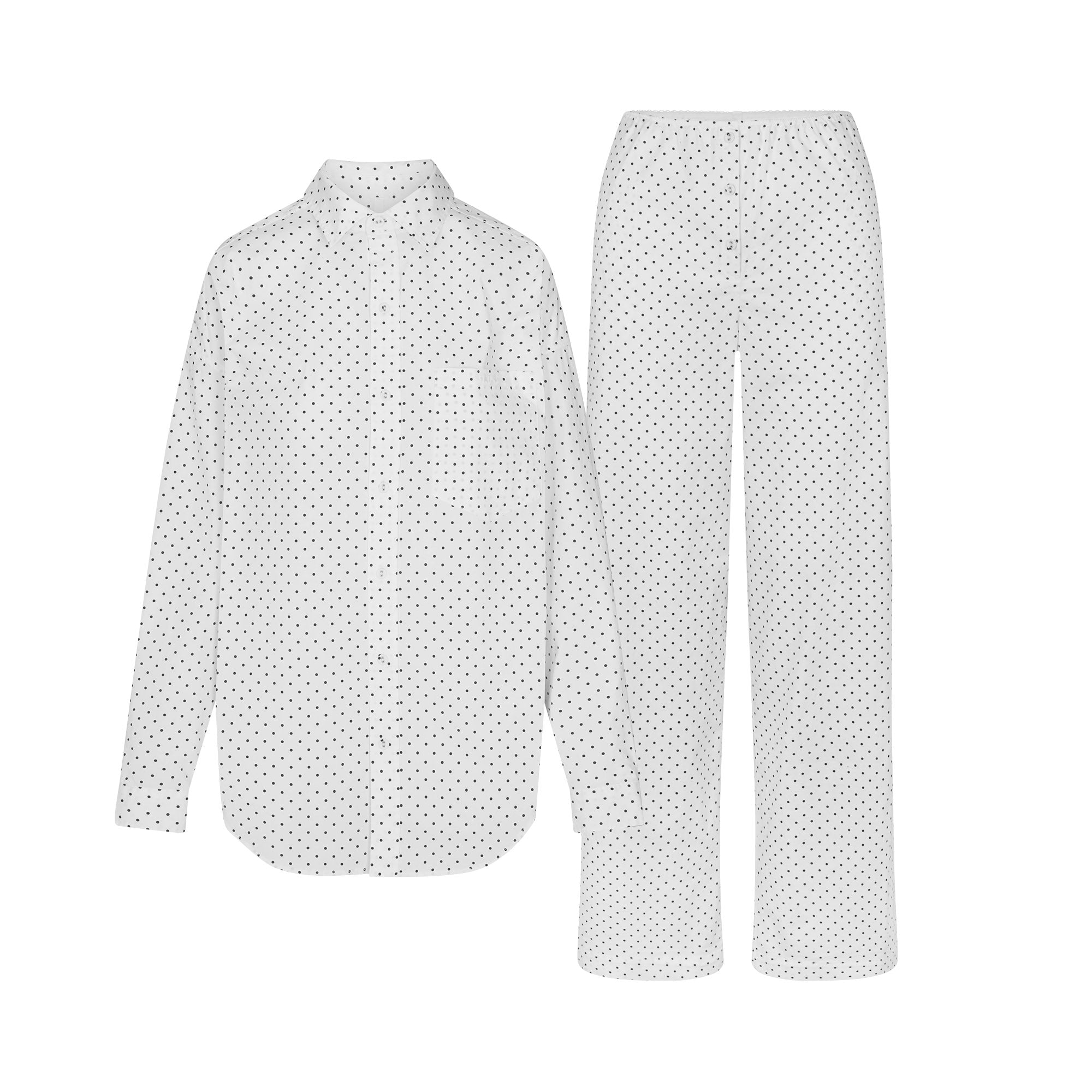 cotton poplin oversized sleep set cotton poplin oversized sleep set