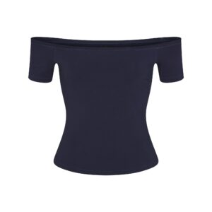 cotton jersey off the shoulder top