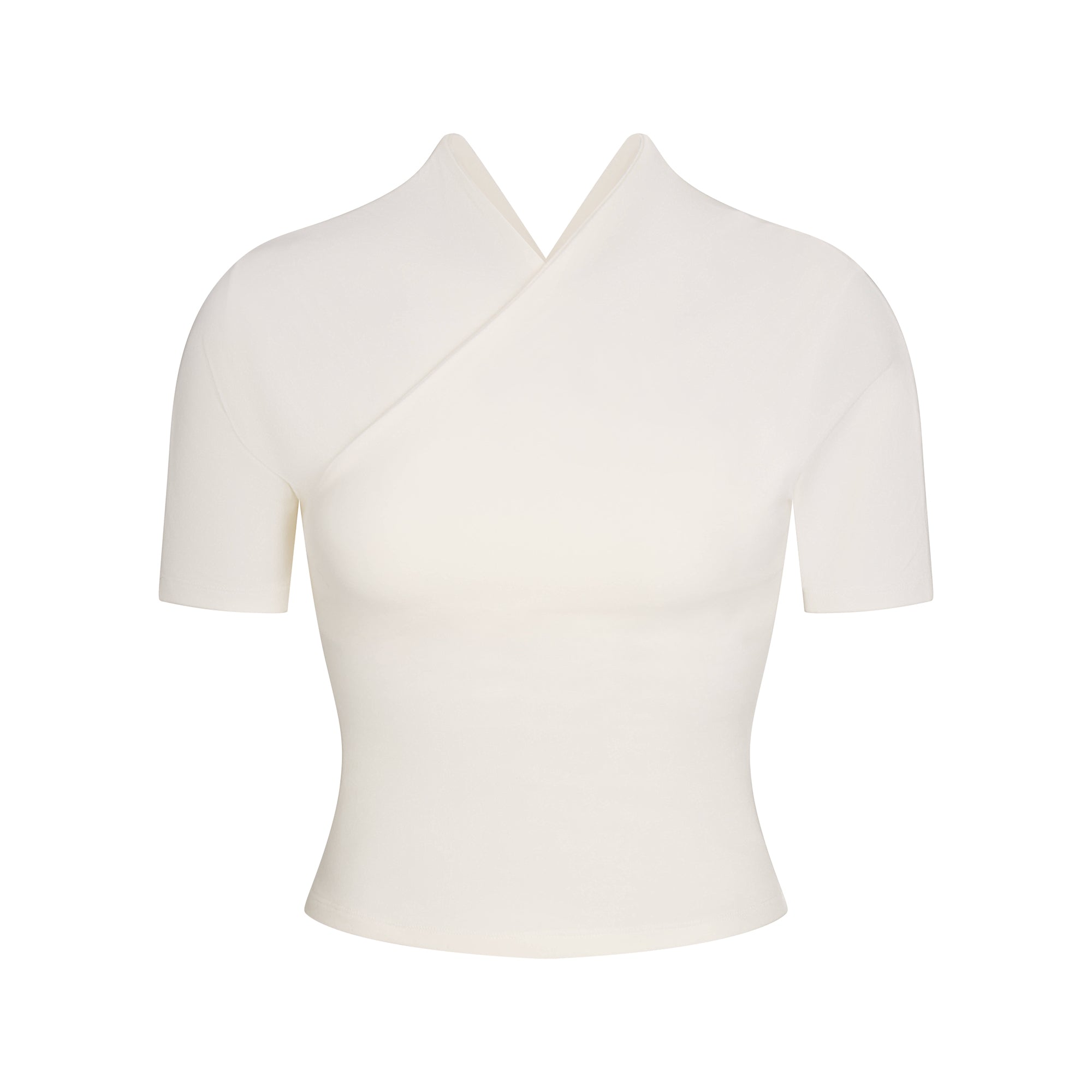 cotton jersey wrap top cotton jersey wrap top