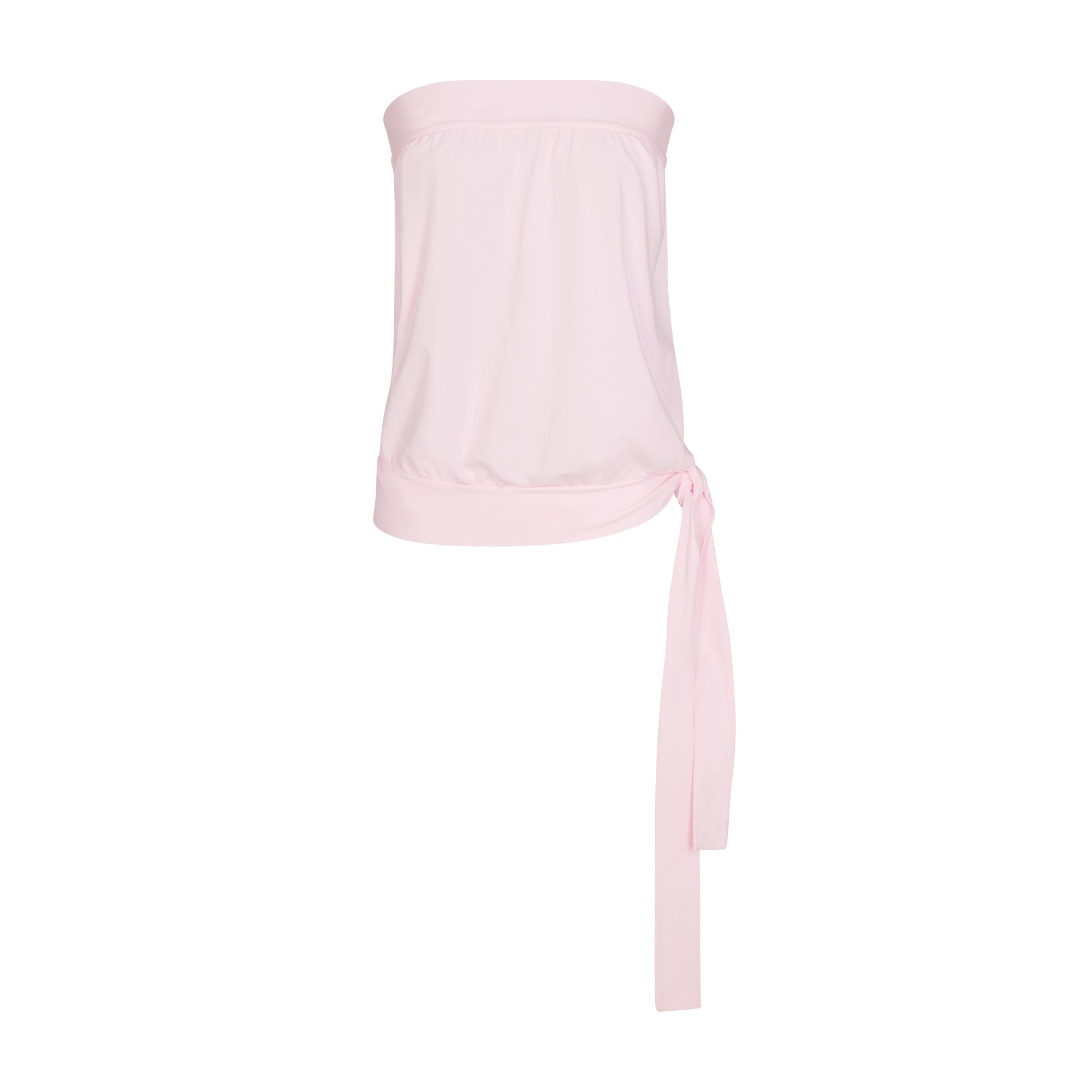cotton jersey tie side tube top cotton jersey tie side tube top