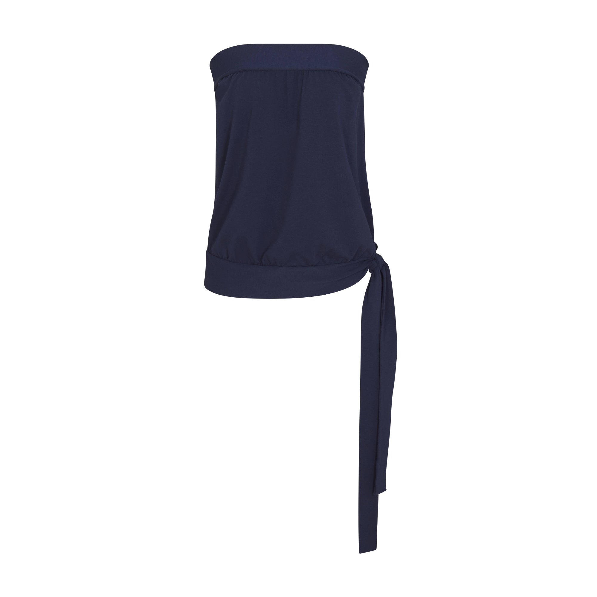 cotton jersey tie side tube top cotton jersey tie side tube top