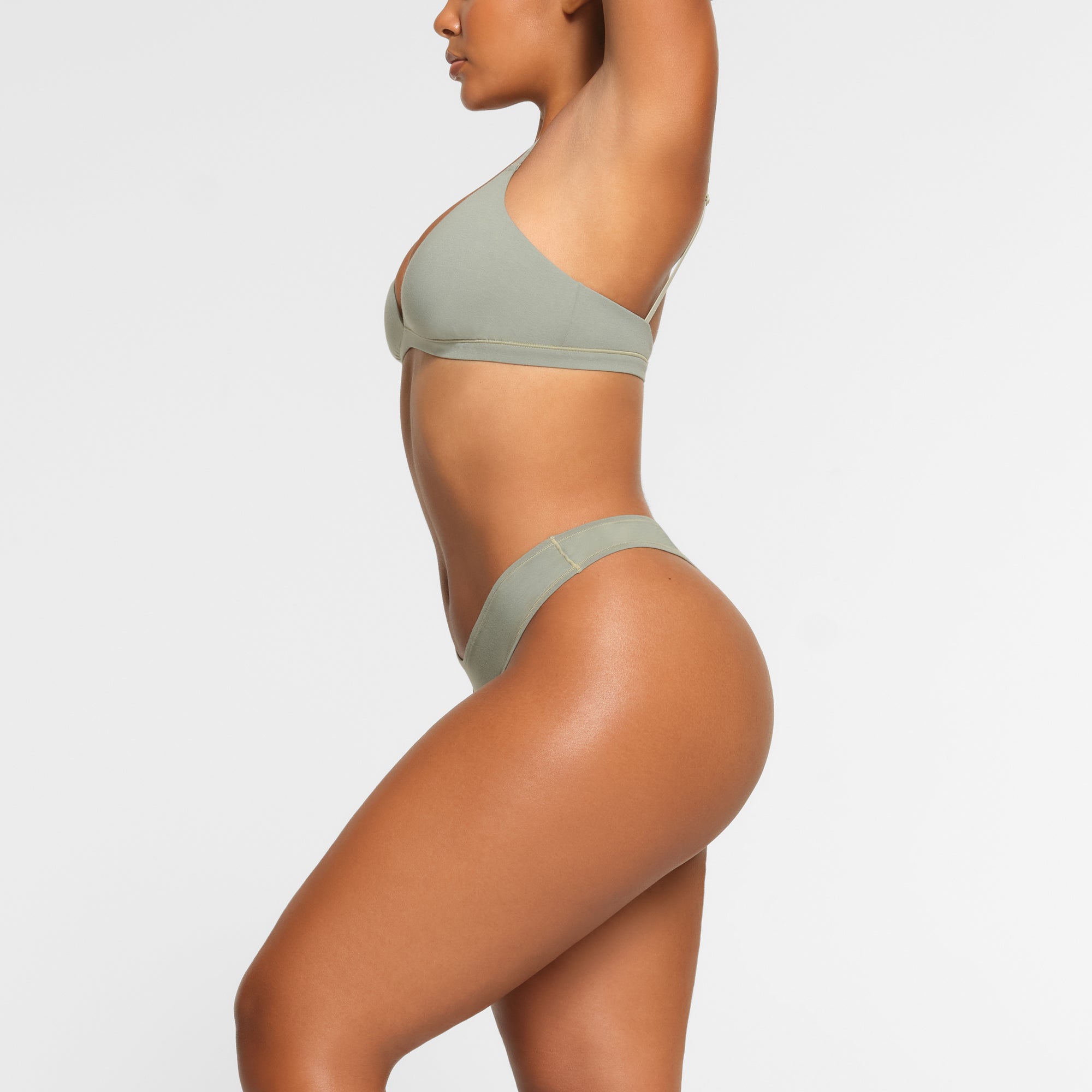 cotton jersey dipped thong cotton jersey dipped thong