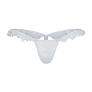 stretch lace butterfly thong
