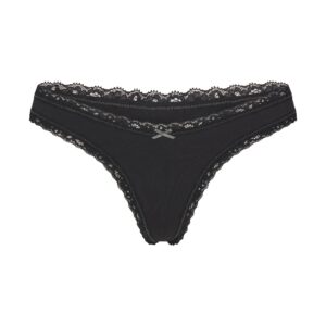 lightweight cotton lace thong