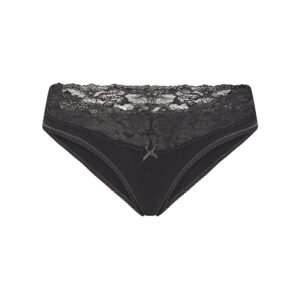 lightweight cotton wide lace brief