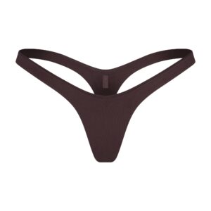 raw edge micro thong