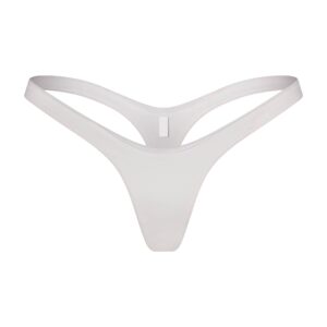 raw edge micro thong