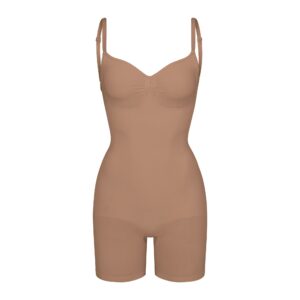 seamless sculpt low back mid thigh bodysuit