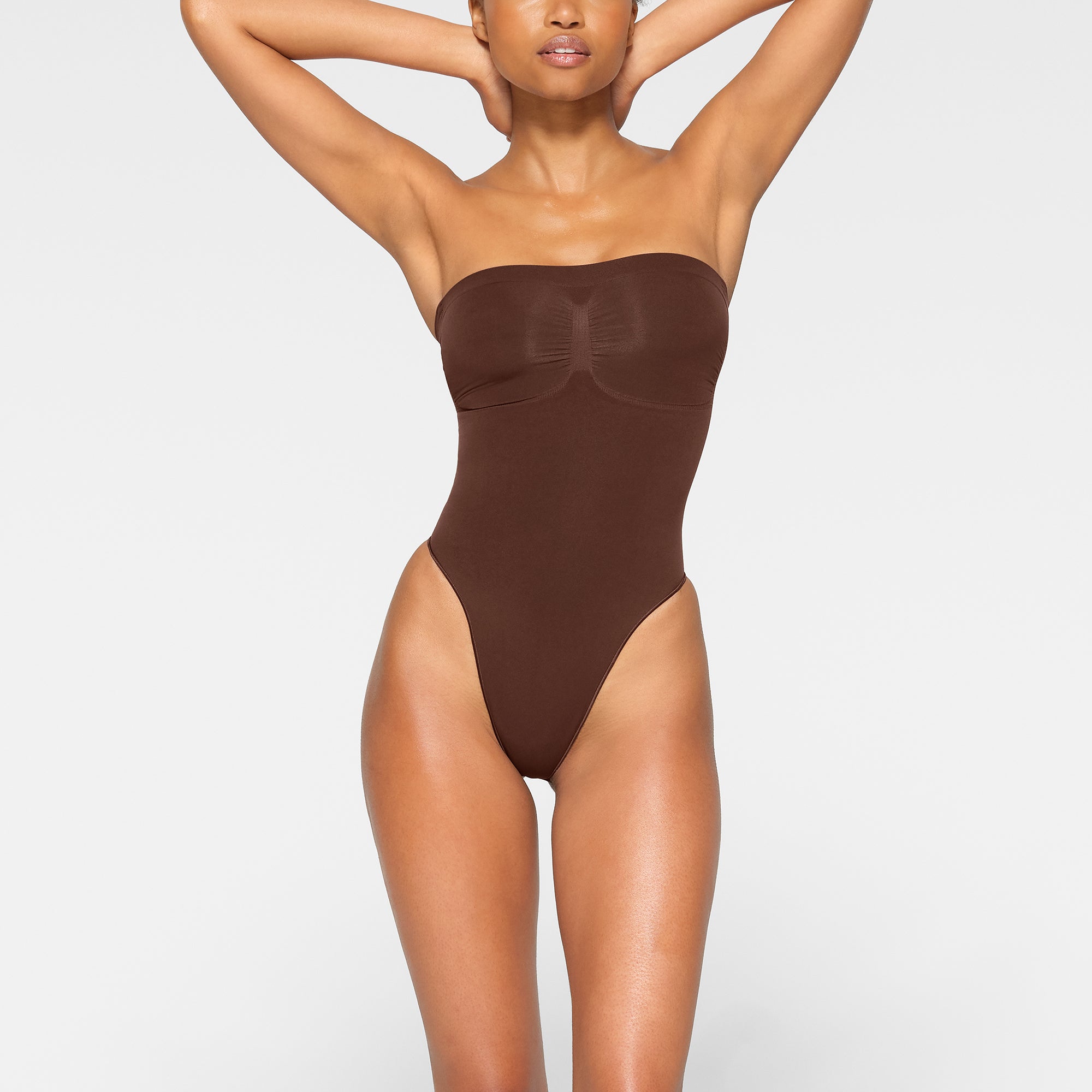 seamless sculpt strapless thong bodysuit seamless sculpt strapless thong bodysuit