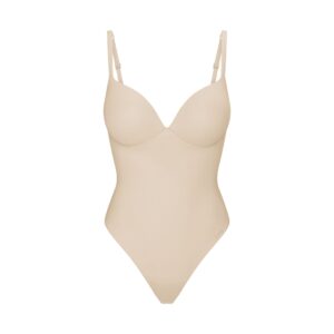 skims ultimate body push up thong bodysuit